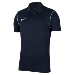Koszulka treningowa męska Nike Dry Park 20. Niebieskie t-shirty sportowe męskie Nike, m, z materiału, bez ramiączek, do piłki nożnej, dri-fit (nike). Za 119.99 zł.