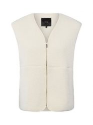 Someday Damska kamizelka z pluszowego futra - Uliv Kobiety Sztuczne włókno biały jednolity, 42. Białe kamizelki damskie Someday, z tkaniny. Za 329.95 zł.