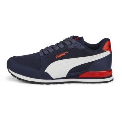 Buty damskie sportowe do chodzenia Puma ST RUNNER v3 L. Czerwone buty sportowe na co dzień damskie Puma, bez wzorów, z materiału, trekkingowe. Za 244.00 zł.