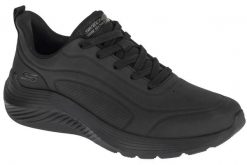 Buty sportowe Sneakersy męskie, Bobs Squad Waves - Rush Ten. Czarne buty sportowe na co dzień męskie Skechers, z materiału, bez zapięcia, trekkingowe. Za 289.99 zł.