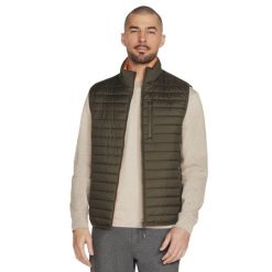 Kamizelka turystyczna męska GO Shield Altitude Reversible Vest. Zielone kamizelki męskie Skechers, l, z poliesteru. Za 359.99 zł.