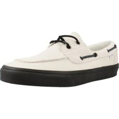 Buty VANS VN000Z96CJ71 2-EYELET BOAT SHOE Biały. Białe buty fitness męskie Vans, z tkaniny, bez zapięcia, na fitness i siłownię. Za 379.99 zł.