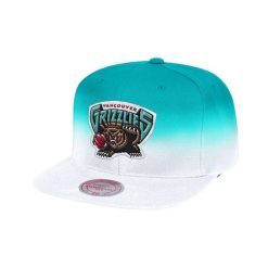 Czapka typu snapback Mitchell & Ness Color Fade Vancouver Grizzlies. Białe czapki męskie Mitchell & Ness, bez wzorów. Za 213.50 zł.