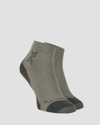 Skarpety unisex X-Socks RUN DISCOVER ANKLE RAINCLOUD/X BLACK G221. Szare skarpetki męskie X-Socks, bez wzorów. Za 99.99 zł.
