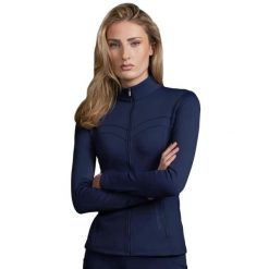 Damska kurtka jeździecka Premier Equine Prospero Slimline. Niebieskie kurtki damskie PREMIER EQUINE, na lato, z aplikacjami, bez kaptura. Za 328.50 zł.