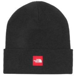 Czapka męska Red Box Beanie. Czarne czapki męskie The North Face, bez wzorów, z poliesteru. Za 119.99 zł.