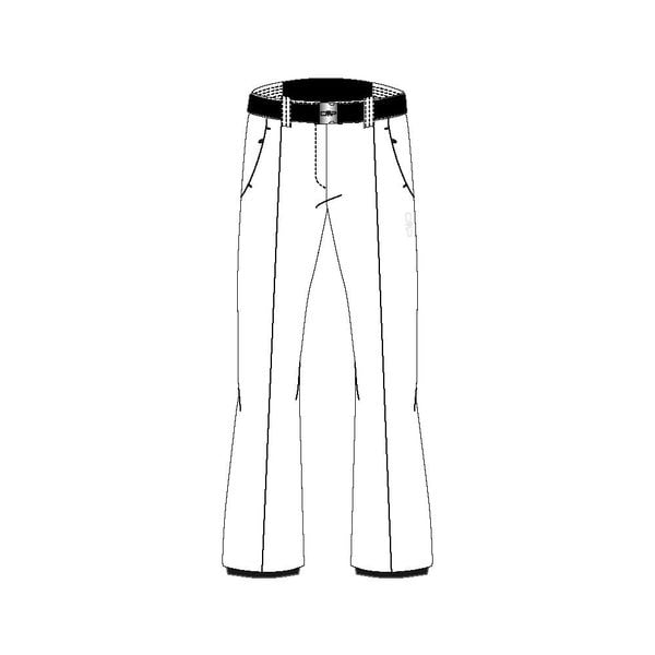 Spodnie narciarskie damskie CMP 3W05526. Białe spodnie dresowe damskie CMP, na zimę, xs, bez wzorów. Za 659.99 zł.