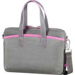 Torba SAMSONITE Nefti 13.3 cali Szaro-różowy. Czerwone torebki klasyczne damskie Samsonite, bez wzorów, bez dodatków. Za 199.99 zł.