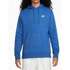 Bluza dresowa męska NIKE SPORTSWEAR z kapturem. Niebieskie bluzy z kapturem męskie Nike, m, z bawełny. Za 299.00 zł.