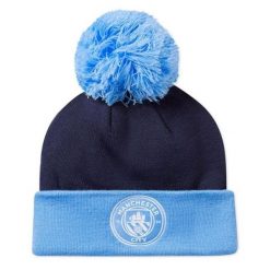 Puma Czapka Mcfc Ess Pom Pom 02561303. Niebieskie czapki zimowe damskie Puma. Za 105.60 zł.