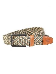 Camel Active Pasek w kolorze ciemnozoelono-karmelowo-beżowym rozmiar: L. Brązowe paski męskie Camel Active, bez wzorów, z materiału. Za 83.62 zł.