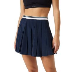 Damska plisowana spódnica Björn Borg Ace. Niebieskie spódniczki damskie Björn Borg, s, bez wzorów, z elastanu, klasyczne, dopasowane. Za 346.00 zł.
