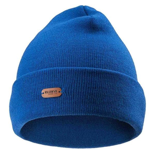 Zimowa Czapka Unisex Dla Dorosłych Seine. Niebieskie czapki męskie IGUANA. Za 38.99 zł.