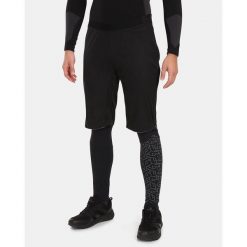 Męskie spodenki softshell Kilpi ALDINE-M. Czarne kurtki softshell damskie Kilpi, m, bez wzorów, z softshellu, bez kaptura. Za 215.49 zł.