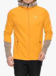 Bluza z kapturem Peak Performance Rider Zip Hood. Żółte bluzy z kapturem męskie Peak Performance, l, z elastanu. Za 554.39 zł.