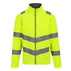 Męska 2warstwowa Kurtka Soft Shell Pro Contract Ablaze HiVis. Żółte kurtki męskie Regatta, m, bez wzorów, z materiału, bez kaptura. Za 130.99 zł.