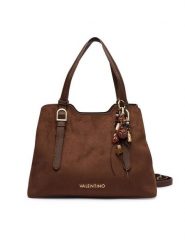 Valentino Torebka Winnie Winter VBSABH01 Brązowy ciemny. Brązowe torebki klasyczne damskie Valentino, bez wzorów, ze skóry, bez dodatków. Za 749.99 zł.