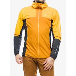 Kurtka ocieplana męska Haglofs L.I.M Alpha Hood. Żółte kurtki męskie Haglöfs, l, bez wzorów, sportowe, bez kaptura. Za 958.99 zł.
