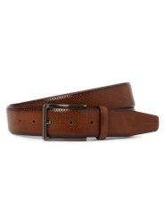 Monti Skórzany pasek - Cambridge Mężczyźni skóra brązowy, 90. Brązowe paski męskie Monti, bez wzorów, ze skóry, eleganckie. Za 199.95 zł.