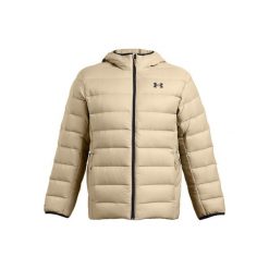 Kurtka puchowa Under Armour Legend. Brązowe kurtki męskie Under Armour, l, bez wzorów, z dzianiny, bez kaptura. Za 765.65 zł.