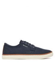 Gant Półbuty 30638802 Granatowy. Niebieskie półbuty męskie Gant, z materiału, bez zapięcia. Za 329.99 zł.