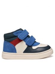 Geox Sneakersy B Nashik B465NA 08522 C1MK4 M Granatowy. Niebieskie buty sportowe chłopięce Geox, bez wzorów, ze skóry, bez zapięcia. Za 159.99 zł.