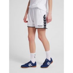 Szorty damskie Hummel hmlautentyczne Poly. Białe szorty damskie HUMMEL, bez wzorów, sportowe. Za 110.00 zł.