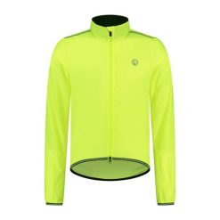 Przeciwdeszczowa kurtka rowerowa męska Rogelli Essential. Zielone kurtki męskie Rogelli, m, bez wzorów, rowerowe. Za 338.00 zł.