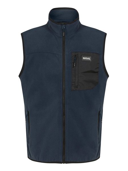 Regatta Kamizelka polarowa "Frankie" w kolorze granatowym rozmiar: 4XL. Niebieskie kamizelki męskie Regatta, xl, z polaru. Za 96.37 zł.