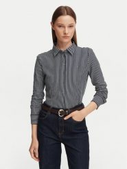 Tommy Hilfiger Koszula WW0WW43528 Granatowy Slim Fit. Niebieskie koszule damskie Tommy Hilfiger, xl, bez wzorów, z bawełny, bez kołnierzyka, bez ramiączek. Za 332.99 zł.