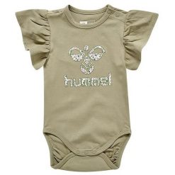 Body dla dziewczynki Hummel Ulla. Zielone koszulki dziewczęce HUMMEL, l, bez wzorów, z bawełny, bez ramiączek. Za 157.50 zł.