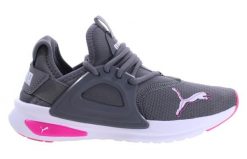 Buty do chodzenia damskie Puma Softride Enzo Evo. Szare buty sportowe na co dzień damskie Puma, bez wzorów, z materiału, trekkingowe. Za 346.00 zł.