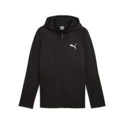 Puma Bluza Evostripe Warm Fz Dk 68170301. Czarne bluzy bez kaptura męskie Puma, l. Za 263.99 zł.
