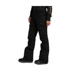 Spodnie damskie Billabong Adiv Nela. Czarne spodnie materiałowe damskie Billabong, bez wzorów, z poliesteru. Za 412.00 zł.