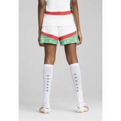 Damskie szorty Maroko 2025 PUMA White Fast Green Red. Białe szorty damskie Puma, bez wzorów, sportowe. Za 179.00 zł.