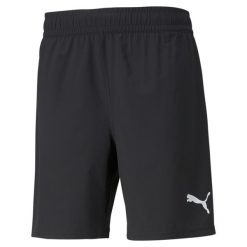Spodenki Puma Teamfinal Shorts, Mężczyźni. Czarne szorty męskie Puma, z poliesteru, bez kołnierzyka. Za 290.00 zł.