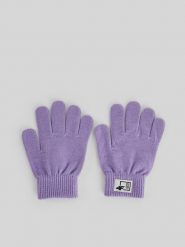 4F Rękawiczki dzianinowe dziecięce - fioletowe S/M. Fioletowe rękawiczki dziecięce 4f, z dzianiny, bez ramiączek. Za 39.99 zł.