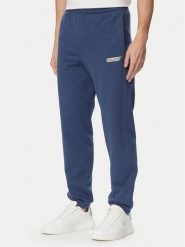 Calvin Klein Spodnie dresowe LV04LG212G Granatowy Regular Fit. Niebieskie spodnie dresowe męskie CALVIN KLEIN, bez wzorów, z bawełny. Za 329.99 zł.