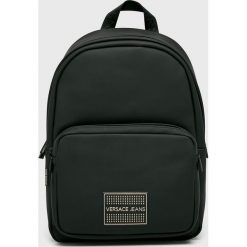 Versace Jeans - Plecak. Czarne plecaki męskie Versace Jeans, bez wzorów, z jeansu. W wyprzedaży za 399.90 zł.