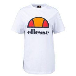 Koszulka damska Ellesse Arieth. Białe bluzki sportowe damskie Ellesse, xs, z bawełny, bez kołnierzyka, bez ramiączek. Za 67.99 zł.