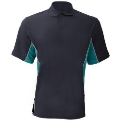 ® Męska Koszulka Polo Z Krótkim Rękawem Track Pique. Niebieskie koszulki polo męskie GAMEGEAR, m, bez wzorów, bez ramiączek. Za 104.99 zł.