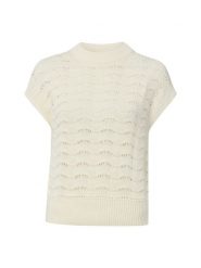 Opus sweter z dzianiny - Pydra Kobiety Bawełna (100%) biały, 34. Białe swetry klasyczne damskie Opus, na lato, z bawełny, bez kołnierzyka. Za 399.95 zł.