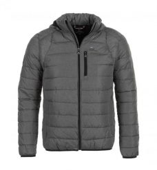 Kurtka narciarska Peak Mountain Cenzo. Szare kurtki narciarskie i snowboardowe damskie Peak Mountain, xl, bez wzorów, z puchu, z kapturem, narciarskie. Za 322.00 zł.