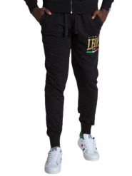 Bluza miękka z bawełna z kieszenie na co dzień. Czarne bluzy bez kaptura męskie LEONE 1947 APPAREL, bez wzorów, z bawełny, bez kołnierzyka, bez ramiączek. Za 105.21 zł.