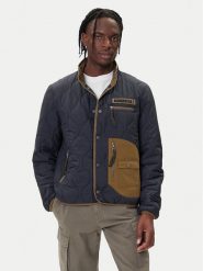 Aeronautica Militare Kurtka przejściowa 252AB3009UCT04211 Granatowy Regular Fit. Niebieskie kurtki męskie AERONAUTICA MILITARE, m, bez wzorów, z syntetyku, bez kaptura. Za 1,389.00 zł.