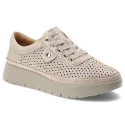 Półbuty damskie Vinceza, cholewka ze skóry naturalnej licowej z perforacją wiązanie z przodu na płaskiej podeszwie, złote, 79629. Żółte półbuty damskie VINCEZA, bez wzorów, ze skóry, bez obcasa, na płaskiej podeszwie. Za 179.00 zł.