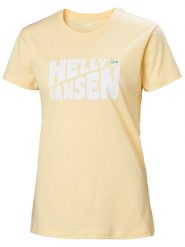 Helly Hansen Koszulka funkcyjna "F2F Cotton Tee 2.0" w kolorze żółtym rozmiar: XL. Żółte t-shirty damskie Helly Hansen, xl, bez wzorów, z bawełny, bez kołnierzyka. Za 92.21 zł.