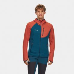 Bluza męska elastyczna Alpinus Naryn. Brązowe bluzy bez kaptura męskie Alpinus, m. Za 299.00 zł.