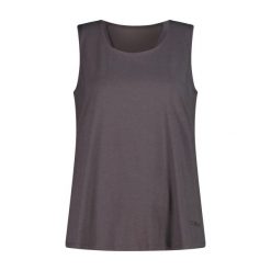 Damski tank top CMP. Brązowe topy damskie CMP, bez wzorów, bez kołnierzyka. Za 218.50 zł.