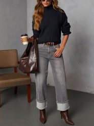 LA Angels Sweter w kolorze czarnym rozmiar: S. Czarne golfy damskie LA Angels, s, bez wzorów, bez ramiączek. Za 178.37 zł.